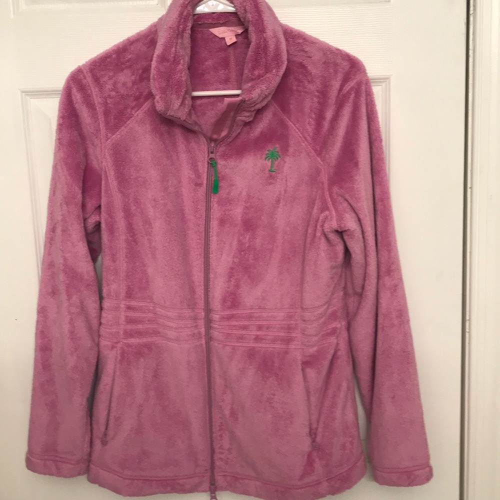 Fuzzy Pink Lilly Pulitzer Jacket